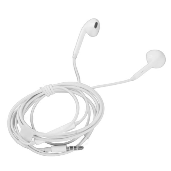 Hörlurar med tråd 3 3,5 mm trådbundna hörlurar med brusreducering och kraftfull bas inbyggd mikrofon, kassettljud