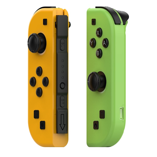 NS med fjernvekkings venstre og høyre håndtak joycon lite håndtak NS vert håndtak SWITCH Bluetooth håndtak Yellow+Green