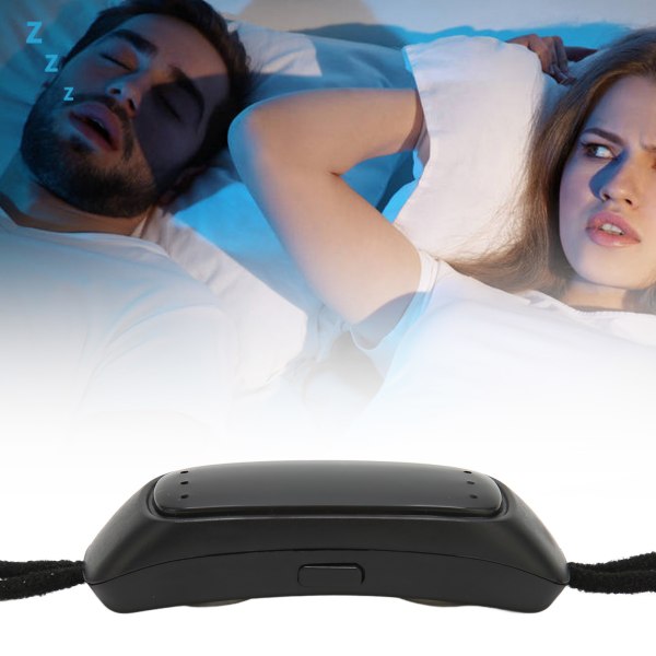 Elektrisk forhindre snorkenhed 6 Styrke Vibration Puls Forbedre søvn Snorken Problem Maskine Dansk
