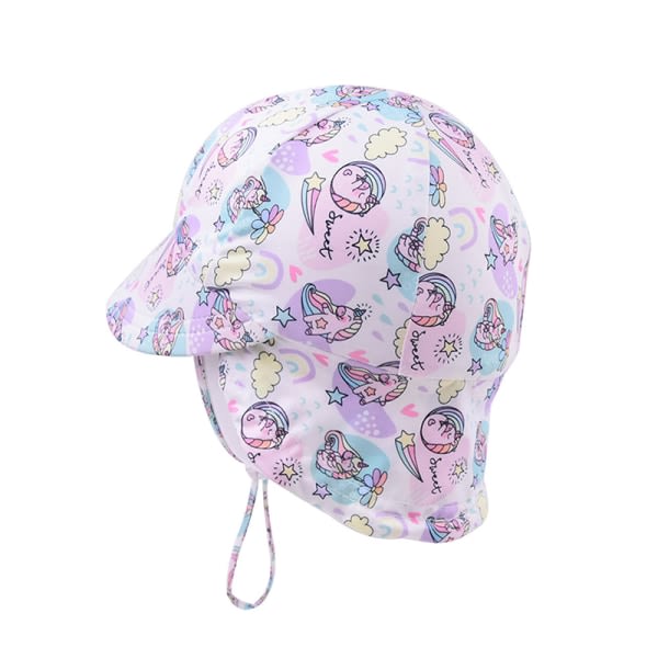 1. Baby utomhus strandhattar Cartoon Ice Silk Fisherman Hat N6