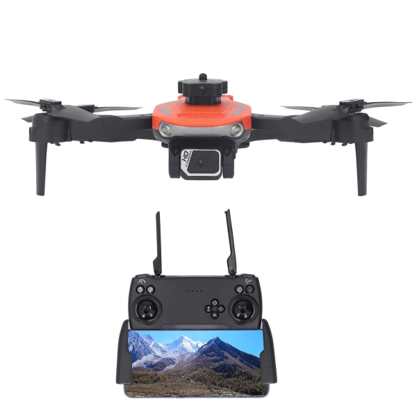 WiFi Drone RC Quadcopter Alle sider Undgå forhindringer Optisk Flow Placering 4K kamera Triple Battery