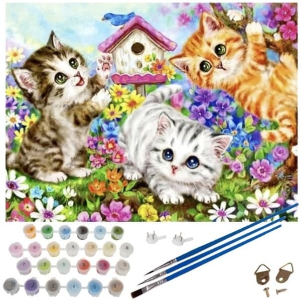 Paint by Numbers Kit - 40x50cm - Cats
