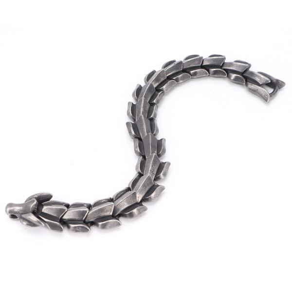 Titanium stål kæde armbånd metal mode stilfulde punk armbånd smykker til mænd