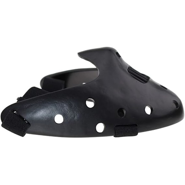 Halloween Maske Hannibal Lecter Maske Skræmmende Halloween Rollespil Realistisk Horror Morder Maske Halvt Ansigt Hovedbeklædning Harpiks black_paris black