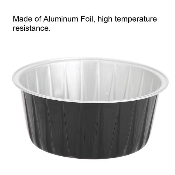10 stk Hårfjerningsverktøybeholder Aluminiumsfolieskål Voksbønnesmeltende voksskål