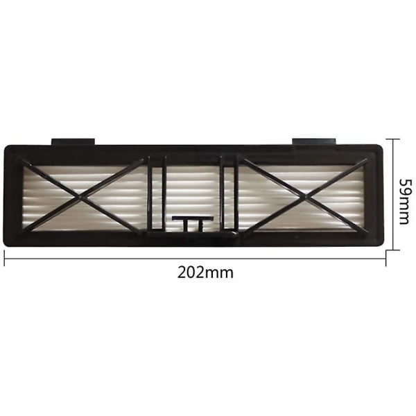 6-pak Hepa-filter til Neato Botvac D7 D3 D4 D5 D6 D70 D75 D80 D85 til Neato Botvac 75e 80-filter