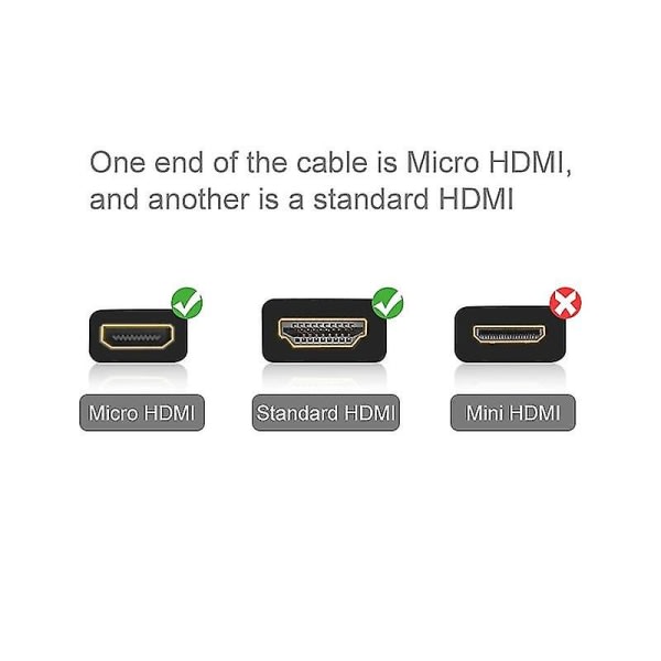 Hdmi-mikro HDMI-kaapeli