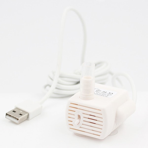 1/3/5 USB-drevet kattevandspumpe - Stille 5V til kæledyrsvand uden lys 3.5x4x2.5cm without light 3.5x4x2.5cm 1Set