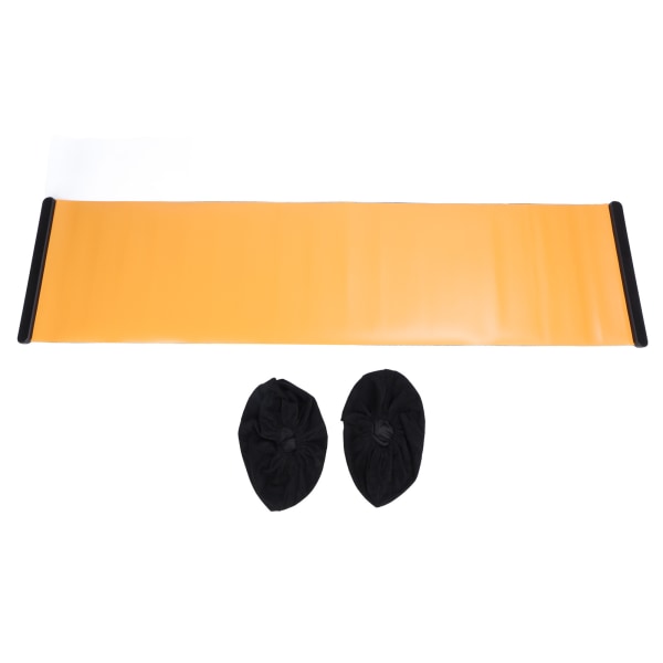 Træningsskydebræt Træningsudstyr Slideboard til indendørs udendørs fitness Hastighedsbalancetræning Orange Basic Style 2 Meter