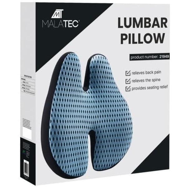 Ergonominen ristiseläntuki / Selkätuki tuoliin ja auton istuimeen—pa