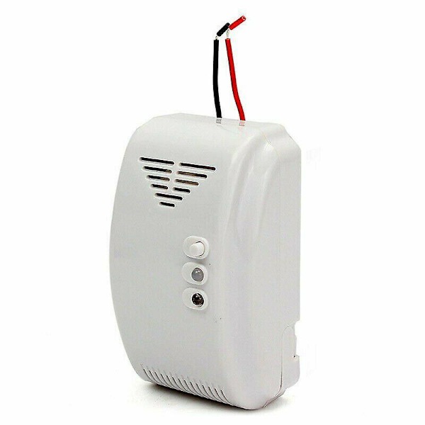 12V Gasdetektor Sensor Alarm Propan Butan LPG Naturlig Campingvogn Autocamper