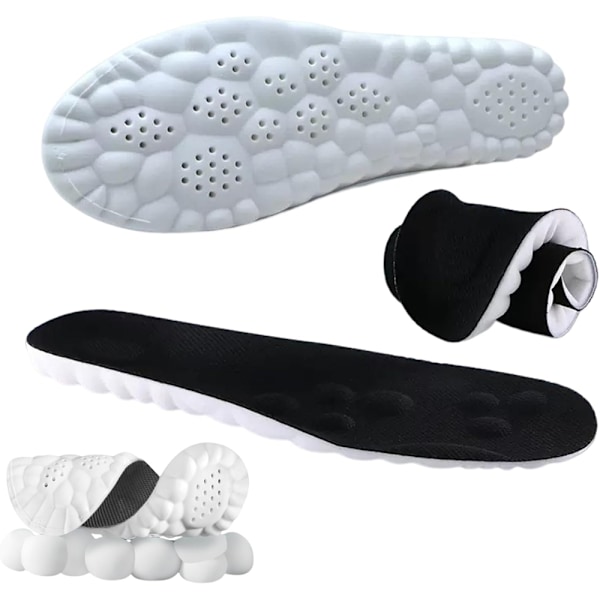 Ergonomiska Inläggssulor 1 par Black Svart