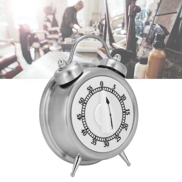 ABS Stoppur Timer Mekaniskt Timing Tool för kök Frisörsalong och Beauty Center