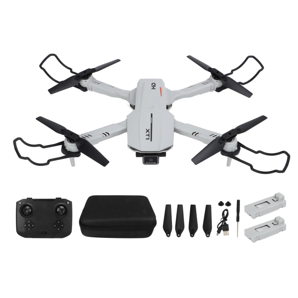 XT1 Automatisk forhindringsundgåelse Drone Dual 4K HD Luftfotografering Quadcopter til børn Voksne Tredobbelt batteri