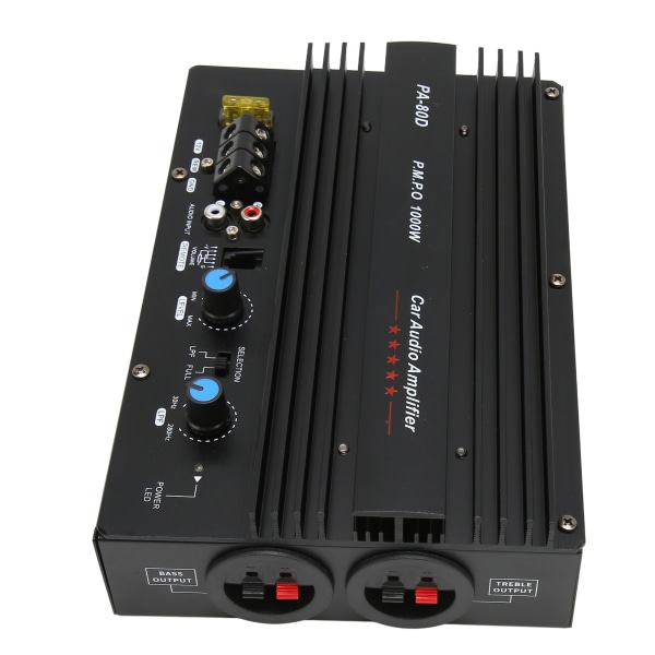 PA 80D Car Power Amplifier Board Professionell High Power Subwoofer Plate Förstärkare för bilunderhållning 12V 1000W