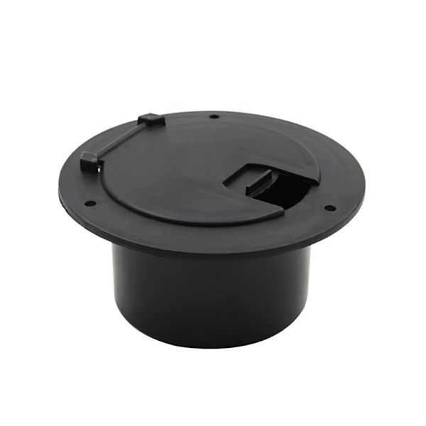 1/2 Elkabel Sladd Hatch Junction Box Suoja RV Musta Black 2PCS