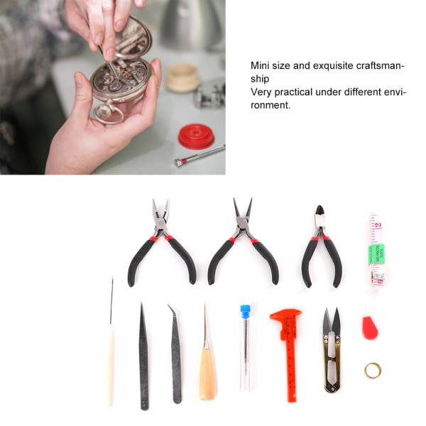 Gör-det-själv smycken Verktyg 4,5-tums NeedlE nos Tång Mini Sax Tång för handgjorda verktygssats