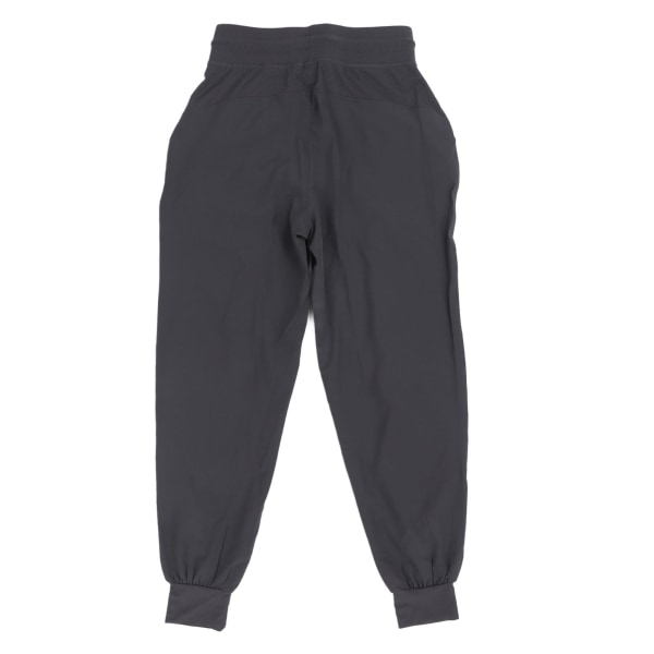 Sports Joggebukser for kvinner Løs fritids joggebukse i polyester med lommer for løping (grå) M