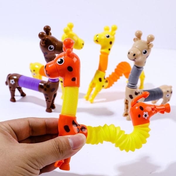 3 ST Giraff Pop Tuber Dyr Sugekoppleker GIRAFFE-A GIRAFFE-A Giraffe-A