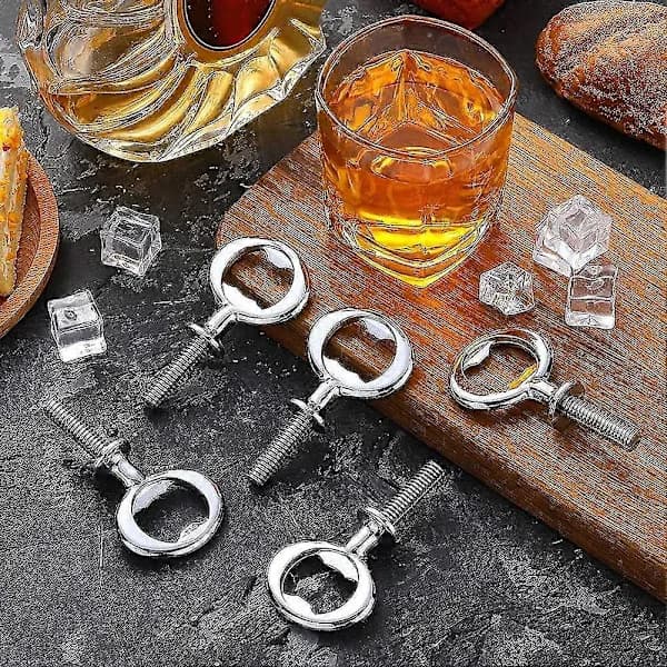 8 Osainen Pullonavaajasarja Metalli Pullonavaaja DIY Käsityö Olutpullonavaaja Tyhjä Pullonavaaja