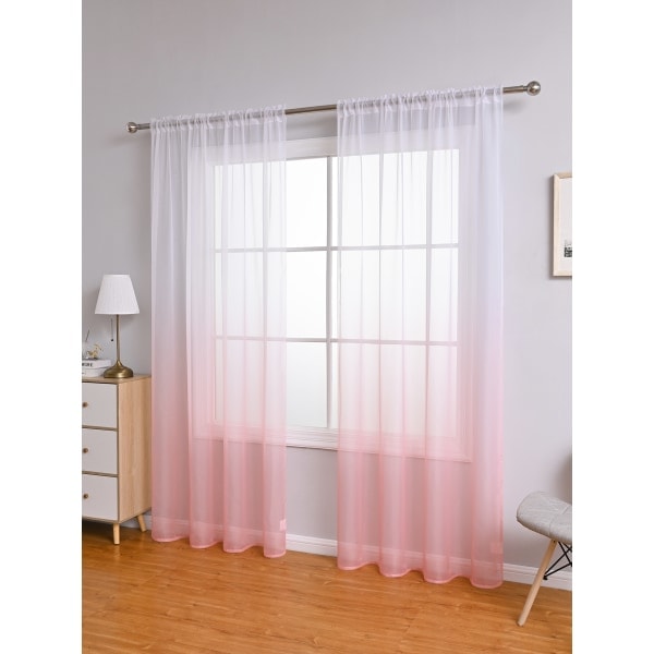 Lutende lysfiltrerende gardin Flerfarget 140x260 cm