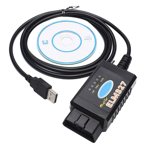 Elm327 USB Obd2 Modifierat diagnostisk skannerverktøy for Ford Ms-can Hs-can Mazda