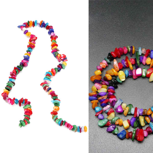 Örhängen Halsband DIY Beads Oregelbundna Bead Pendant Tillbehör för smyckestillverkning #2