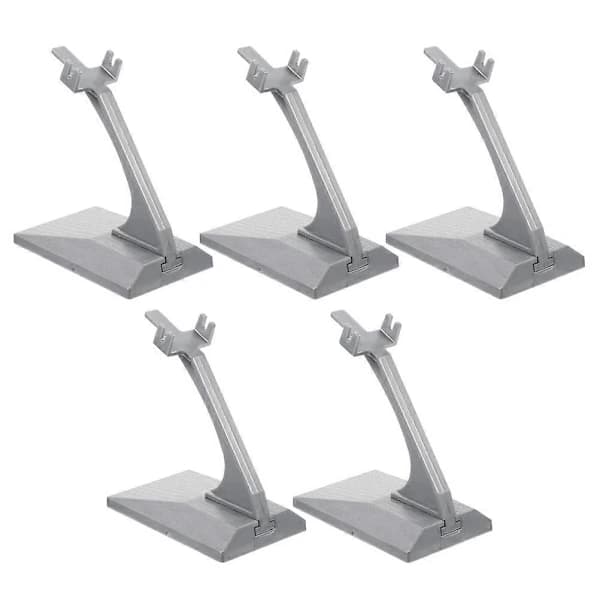 5 stk. Flymodel Display Stand Opbevaringsstativ til Husholdningsflymodeller – Nem Montering, Stabilt Bordstativ til Hjem & Kontor Grå 9.
