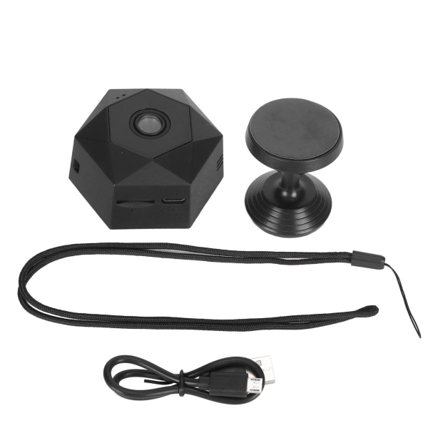 Minikamera High Definition 580mAh batteri Bevægelsesdetektering overvågningskamera til hjemmet indendørs