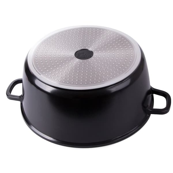 8L Gryta med lock – Non-stick-beläggning – Induktionshäll—pa