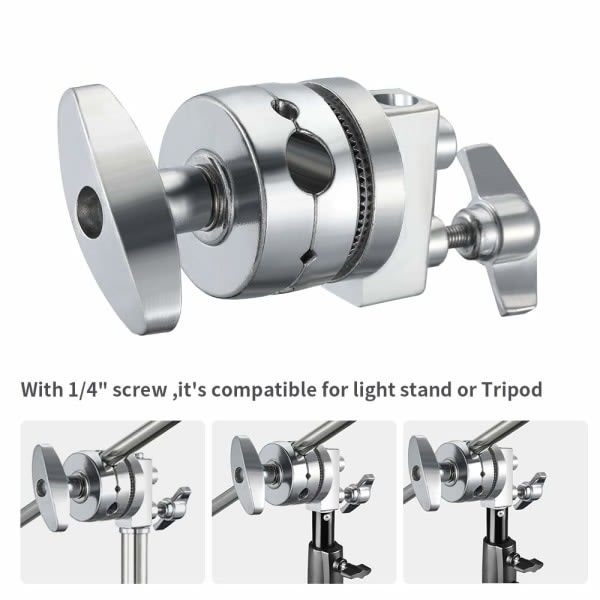 Alumiiniseos Multi 2,5 tuuman pidikekiinnikeadapteri 1/2\",1/4\",3/8\", 5/8\"