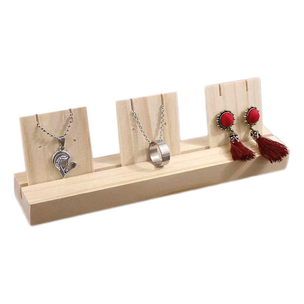 1/2/3 Örhänge Display Stativ Stor Kapacitet för Retail Display Liten 1 Fack 22cm Small 1 slot 22cm 1Set