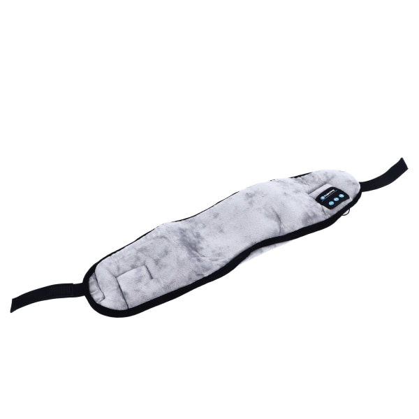 Bluetooth Sleep Eye Patch for menn Kvinner Myk trådløs sovehodetelefon øyedeksel for flyreise Meditasjon Grå