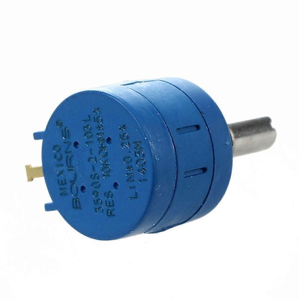 3590S-2-103L 10K Ohm 10-kierroksinen lankavastus tarkkuuspotentiometri.pa