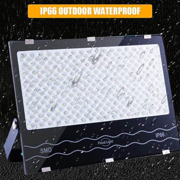 100W LED Strålkastare Utomhussäkerhetsljus med Rörelsesensor, W_paris