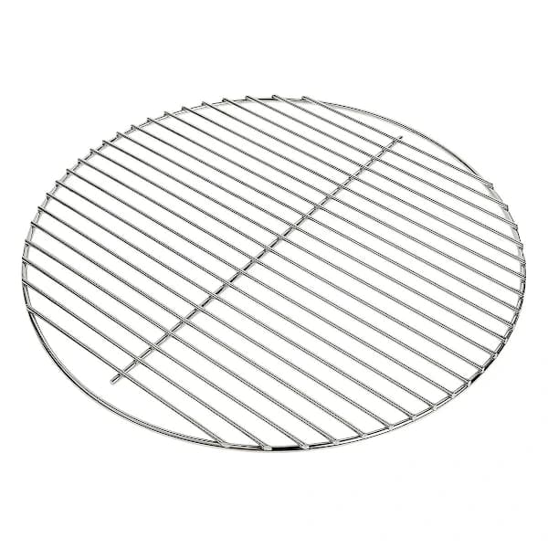 Kedel BBQ Kulrist Rustfrit Stål Rund Erstatning til Havegrill og Camping Sølv 35 cm