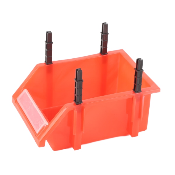 Arbejdsbeholder HDPE fortykning kombineret type Holdbar hængende stabelbeholdere til butiksreservedele Elektroniske komponenter Rød 180x120x80 Fortykkelsestype