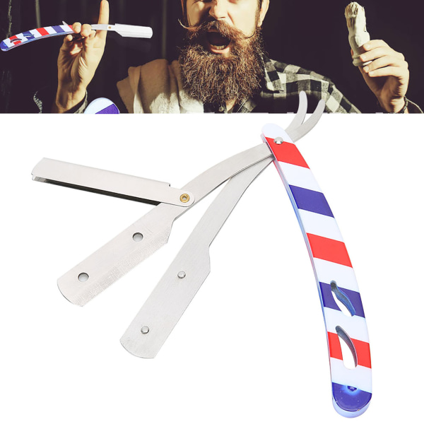 Vintage klassisk Barber rakekant barberhøvel med enkel bladerstatningsmekanisme, skjeggbarbering