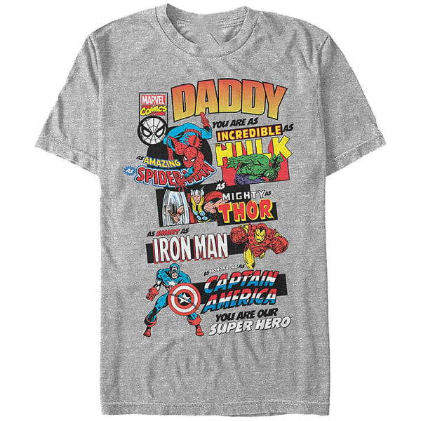 Marvel Comics fars dag T-shirt XXL