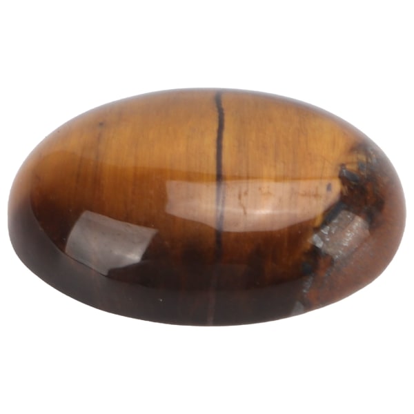 20 kpl Keltainen Tiger Eye Stone Natural Cabochons Soikeat litteät kupolihelmet korujen valmistukseen