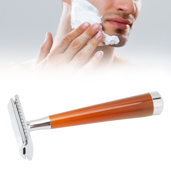 Manuelle barberhøvler Raskbarbering Høy sikkerhet Dobbeltkantet stabil glidende lett å bruke barberhøvler med lange håndtak for hjemmefrisørsalong