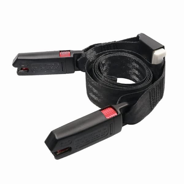 Universal Isofix-bånd, Ltuikhq, Enknapp, Blød Polyester, Sort, 1,6 m, 15000N Trækstyrke
