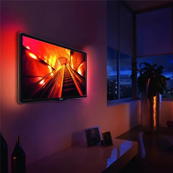 LED-lyskæde til USB Varm hvid LED 4 meter TV