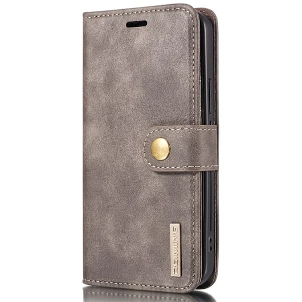 Kompatibel med iPhone, iPhone 13 - DG.MING 2in1 Magnet Etui / Skal - Grå 90