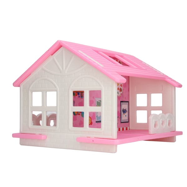 1:12 Scale Dollhouse House Kit Miniatyyri, pieni kattokansi Teeskentele nukkekotitalo lapsille