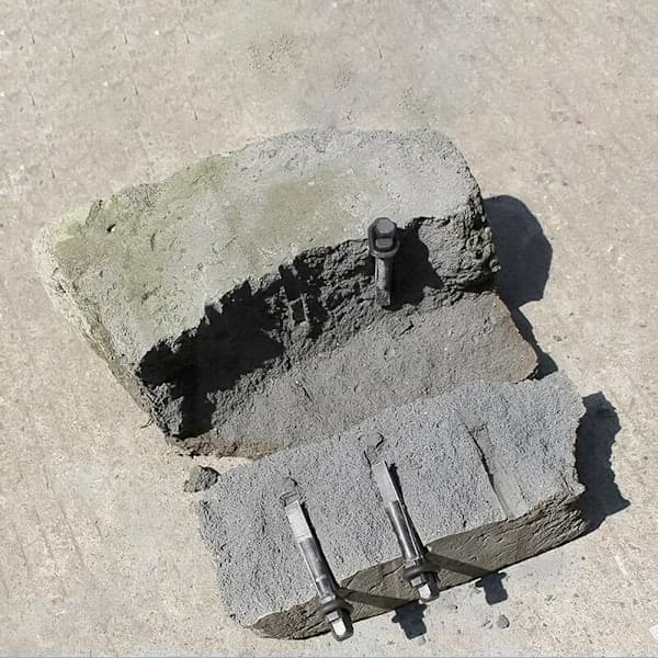 5-pak Sprækkekiler 20 mm / Stenkiler til Stensprængning - Kiler