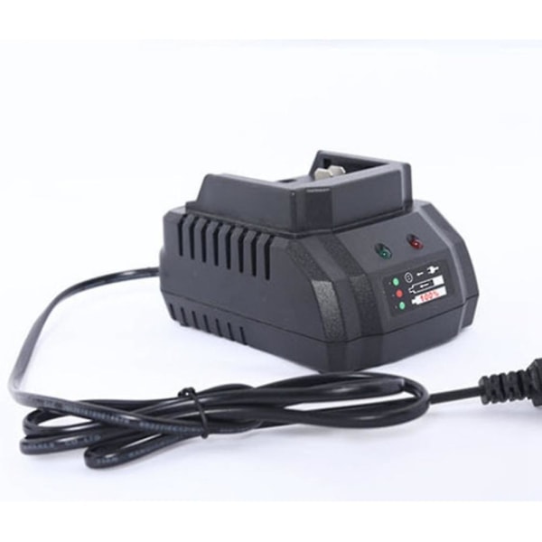 Latauslaite yhteensopiva Makita Lithium 18v 21v akun kanssa, EU-pistoke, musta