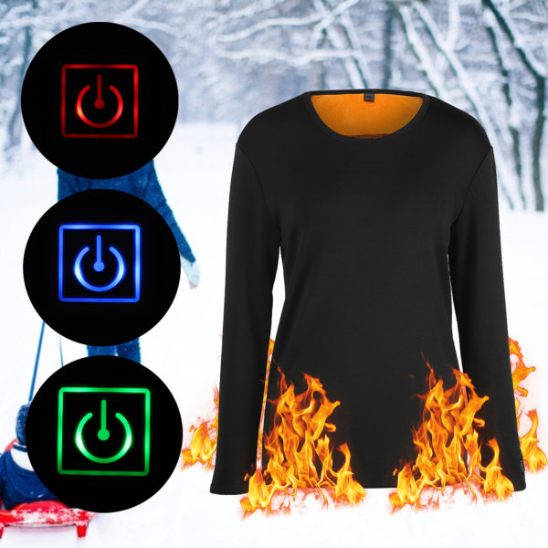 Unisex Electric Lämmitysvaatteet USB Lämmitys Thermal Winter3XL