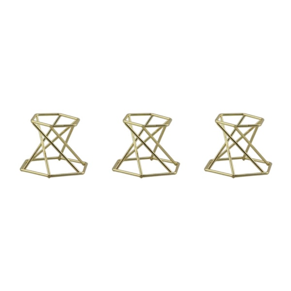1/2/3/5 Glasobjektiv med kulstativ för mineralprov Hexagon Gold Hexagon Gold 3Set