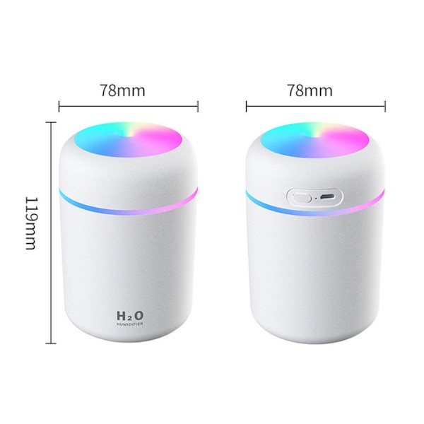 Essential Diffuser Air Aromatherapy LED Aroma pink